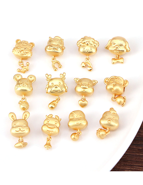 Sand Gold Zodiac Transfer Beads Accesorios De Joyería Diy (precio Único)