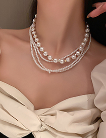Collar De Perlas Multicapa