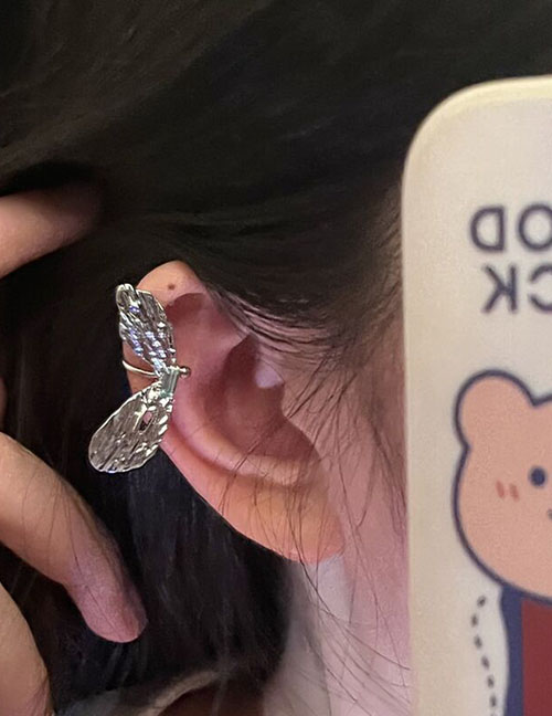 Ear Cuffs De Mariposa De Aleación