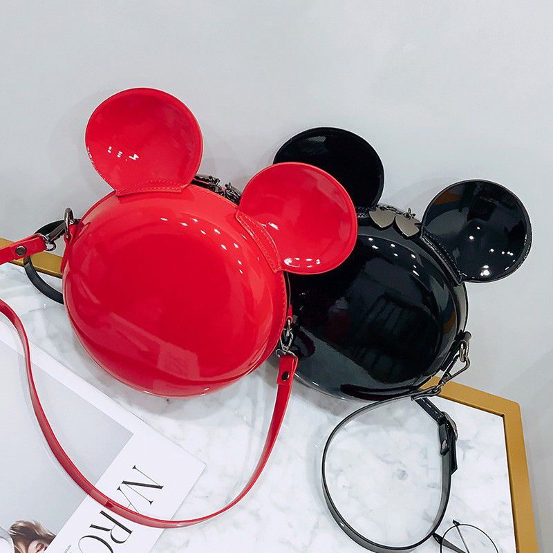 Bolso Bandolera De Plástico Y Silicona De Mickey Mouse