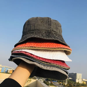 Sombrero De Pescador De Denim Lavado