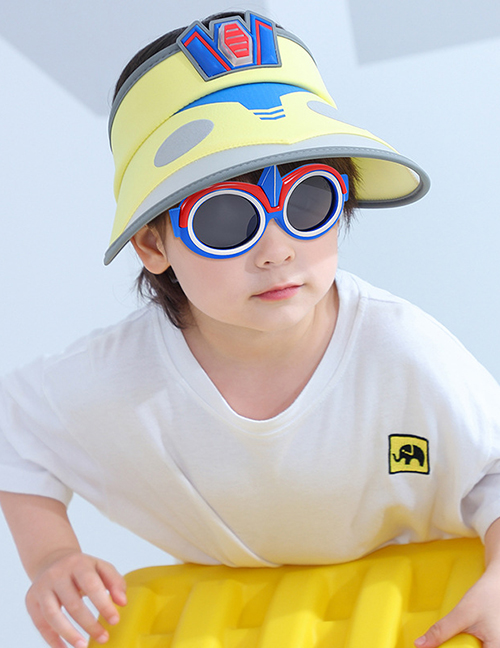 Sombrero De Sol Vacío Estampado De Poliéster De Algodón + Juego De Gafas De Sol
