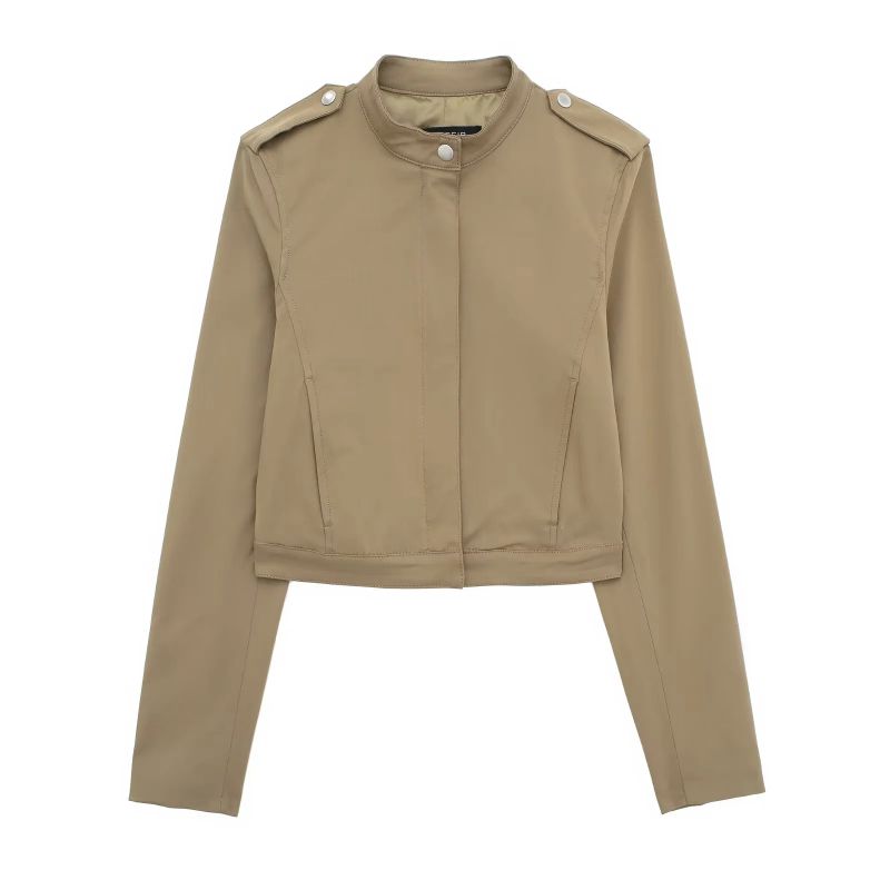 Blended Stand Collar Jacket