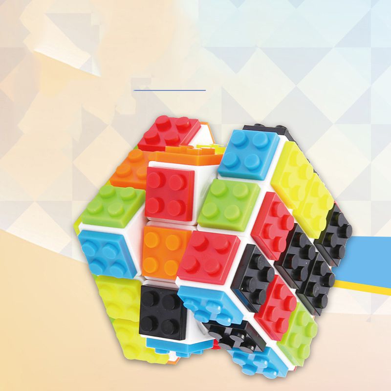 Bloques De Construcción Para Montar El Cubo De Rubik.