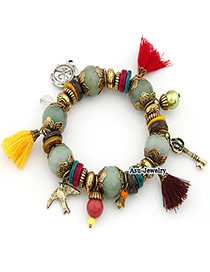Order Multicolour Multi Pendant Bead Fashion Bracelets