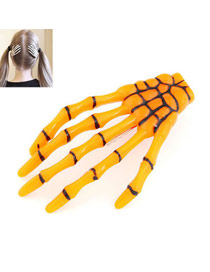 Security Orange Skeleton Hands Design Alloy Korean Brooches