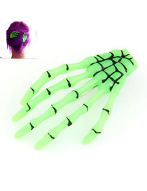 Discount Green Skeleton Hands Design Alloy Korean Brooches