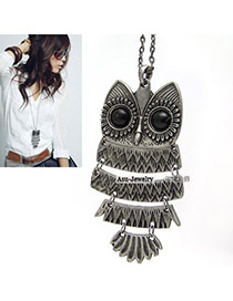 Timeless Antique Silver Owl