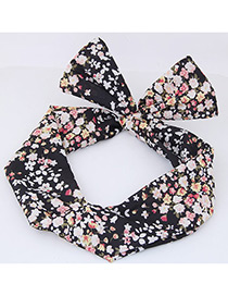 Lovely Black Flowers Shape Decorated Hair Band
