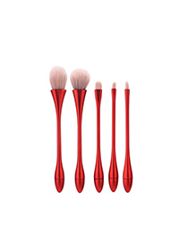 Fashion Red Waterdrop Shape Decorated Brush (5pcs)