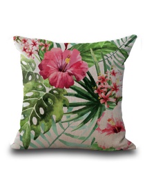 Fashion Multi-color Flower Pattern Decorated Simple Pillowcase