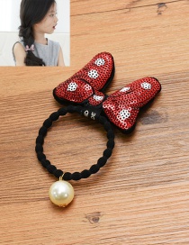 Lovely Dark Yellow Bowknot Decorated Simple Hair Band (1pc)