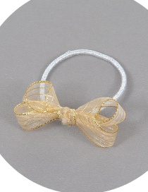 Fashion Gold Color Bowknot Shape Decorated Simple Hair Band