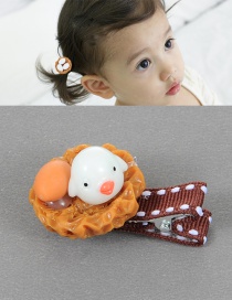 Fashion White+yellow+brown Egg&chicken Shape Decorated Simple Hair Pin