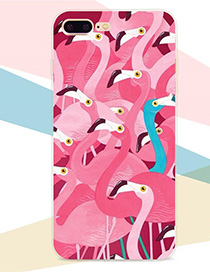 Fashion Pink Flamingo Pattern Decorated Simple Iphone7 Case