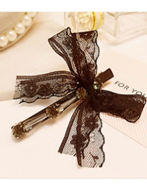 Fashion Black Dragonfly Shape Decorated Hairpin
