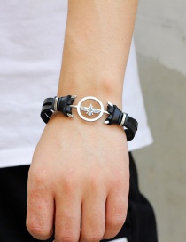 Fashion Black Eagle Shape Decorated Bracelet