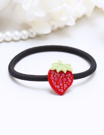 Lovely Red Strawberry Shape Decorated Hair Band