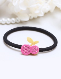 Lovely Plum Red Cherry Shape Decorated Simple Hair Band