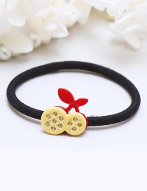 Lovely Light Yellow Cherry Shape Decorated Simple Hair Band
