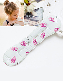 Fashion White+plum-red Lips Shape Decorated Children Hair Band