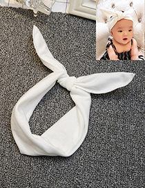 Lovely White Bowknot Shape Decorated Hair Band