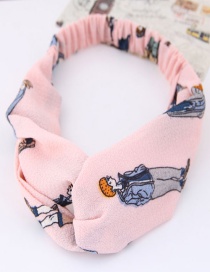 Lovely Pink Cartoon Characters Decorated Hair Band