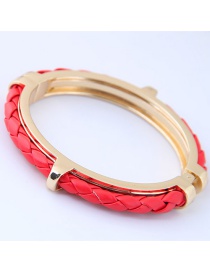 Elegant Gold Color Hand-woven Decorated Bracelet