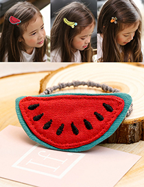 Lovely Red Watermelon Shape Decorated Hair Band