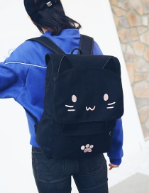 Fashion Pink Cat Shape Decorated Backpack