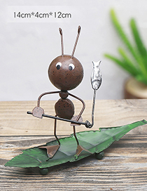 Lovely Brown Ant&fish Design Simple Handicrafts