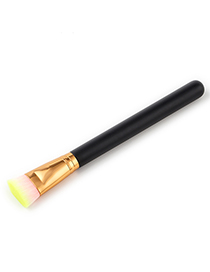 Trendy Pink+yellow Color Matching Decorated Makeup Brush(1pc)