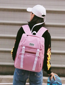 Sweet Pink Heart Shape Pattern Decorated Backpack
