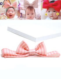 Lovely Light Pink Color-matching Decorated Baby Hair Band