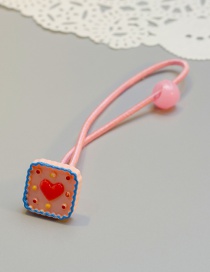 Cute Red Heart Shape Decorated Baby Hair Band