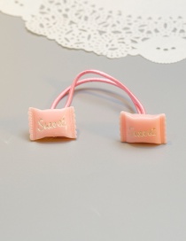 Cute Pink Candy Shape Decorated Baby Hair Band