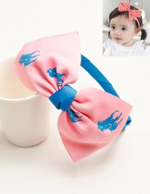 Cute Pink Bowknot Shape Decorated Hair Clip