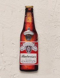 Fashion Red Beer Bottle Pattern Decorated Ornament
