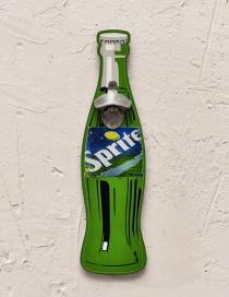 Fashion Green Beer Bottle Pattern Decorated Ornament