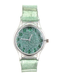 Fashion Green Sequins Decorated Watch
