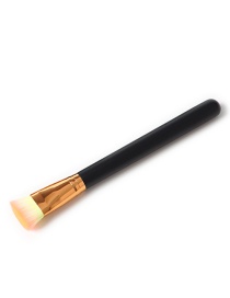 Fashion Light Yellow Color Matching Decorated Makeup Brush
