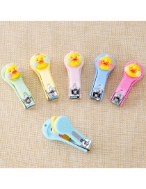 Fashion Green+yellow+pink+plum Red Duck Shape Decorated Nail Clippers (send Randomly)(1pcs)