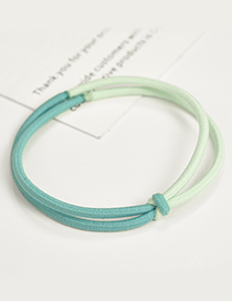 Fashion Light Green+blue Color Matching Decorated Hair Band