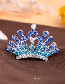 Lovely Blue Hollow Out Decorated Hairpin