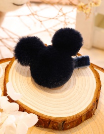 Lovely Navy Mickey Shape Decorated Hairpin