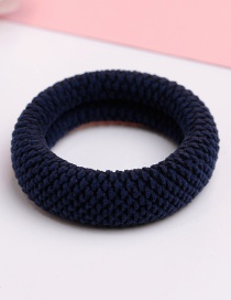 Fashion Navy Pure Color Decorated Hair Band
