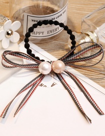 Fashion Light Pink+white Pearl Decorated Hair Band