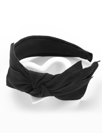 Fashion Black Bowknot Shape Decorated Headband