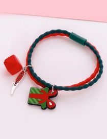 Lovely Green+red Christmas Gift Decorated Hair Band