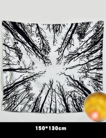 Fashion Black+white Forest Pattern Decorated Background Cloth(no Led )